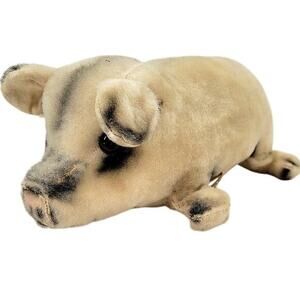 Kamar Vintage 50s Mohair Plush Pig Home Decor Plushies‎ Stuffed Animal